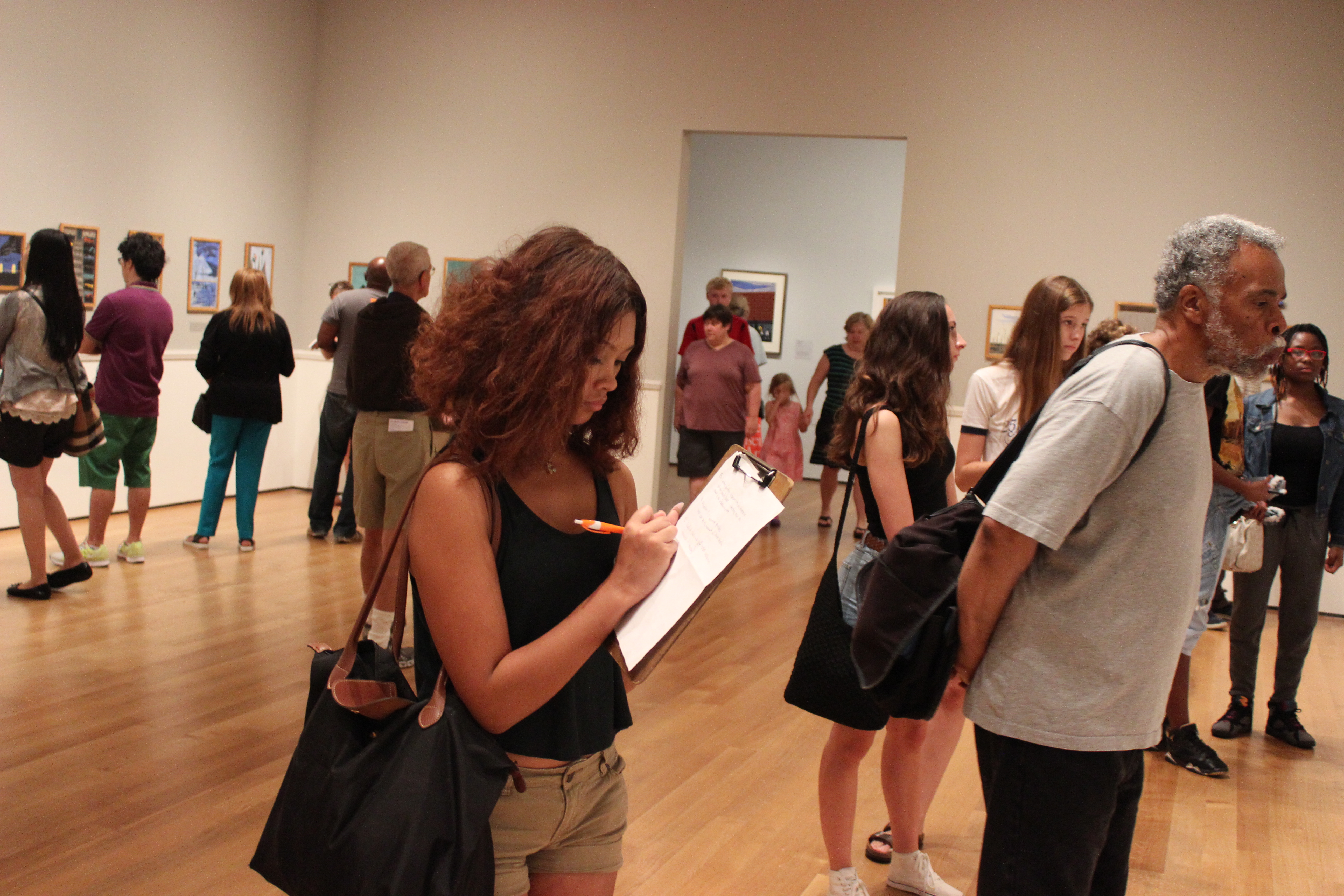 Real World History students visit MOMA to study Jacob Lawrence’s Migration Series